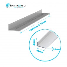 Alüminyum Köşebent 5x40x1.2mm